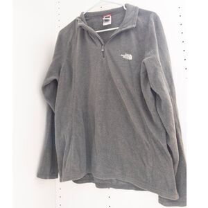 North Face women's 1/4 zip fleece pull over sweatshirt size XL